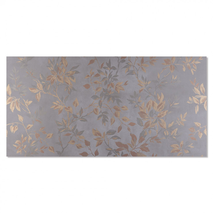 Klinker Delicate Grå Blomster Mat 60x120 cm-1